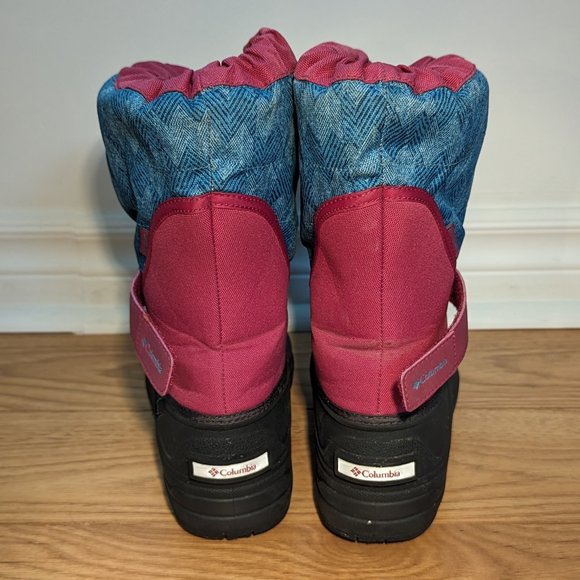 Columbia Women's Boots - Size 6, Pink, Blue, and Black - Picture 3 of 5